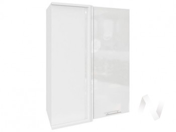 Угловой шкаф Валерия-М ШВУ 699 (Белый глянец/Белый/верхний/высокий) в Боготоле - bogotol.mebel54.com | фото