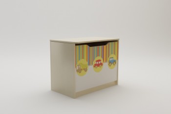 Ящик для игрушек Клаксон (Бежевый/корпус Клен) в Боготоле - bogotol.mebel54.com | фото
