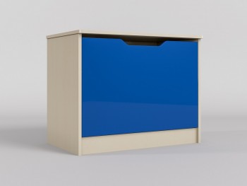 Ящик для игрушек Скай люкс (Синий/корпус Клен) в Боготоле - bogotol.mebel54.com | фото